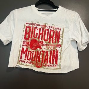 Cropped Route 66 T-shirt
